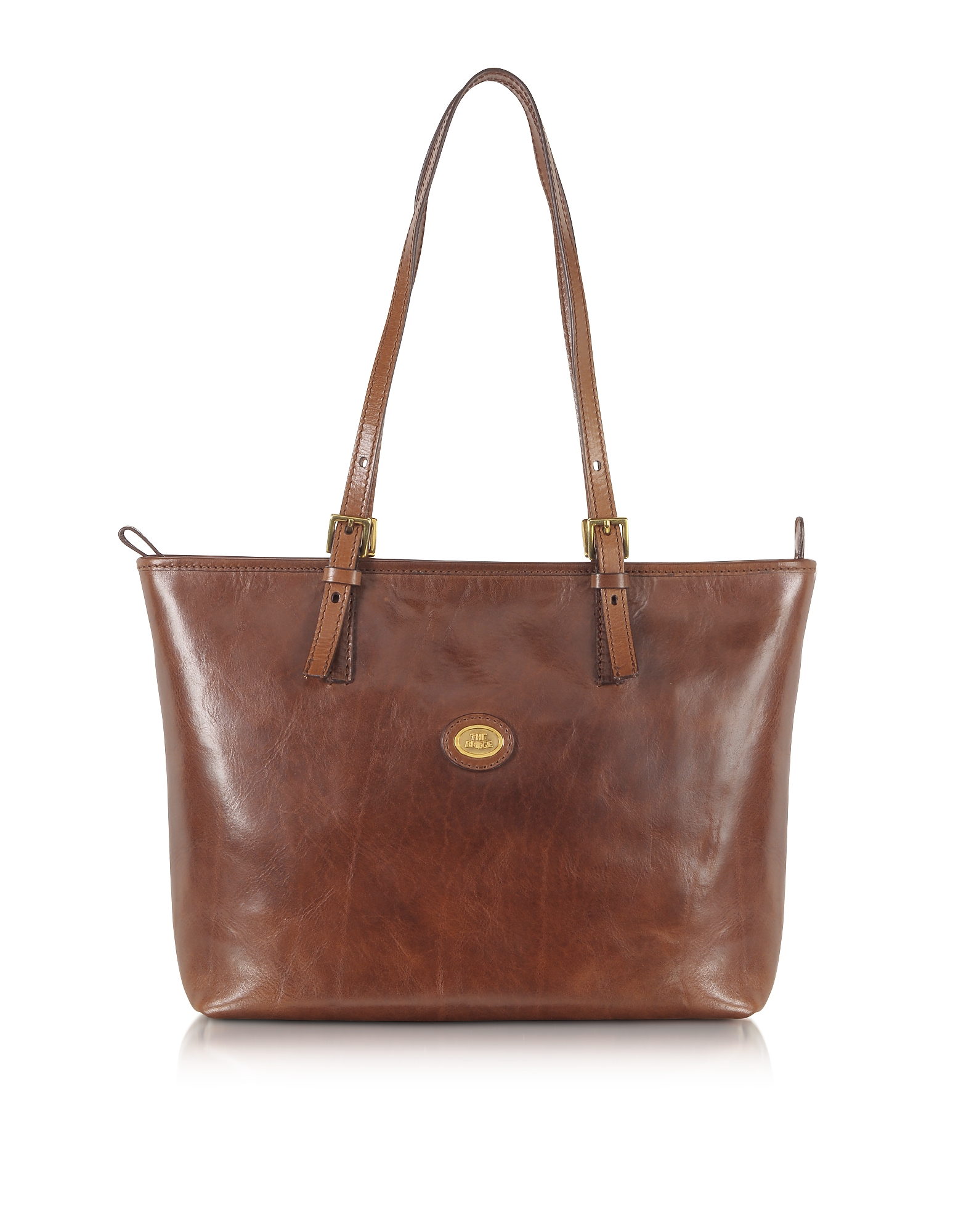 

Story Donna Large Brown Leather Tote