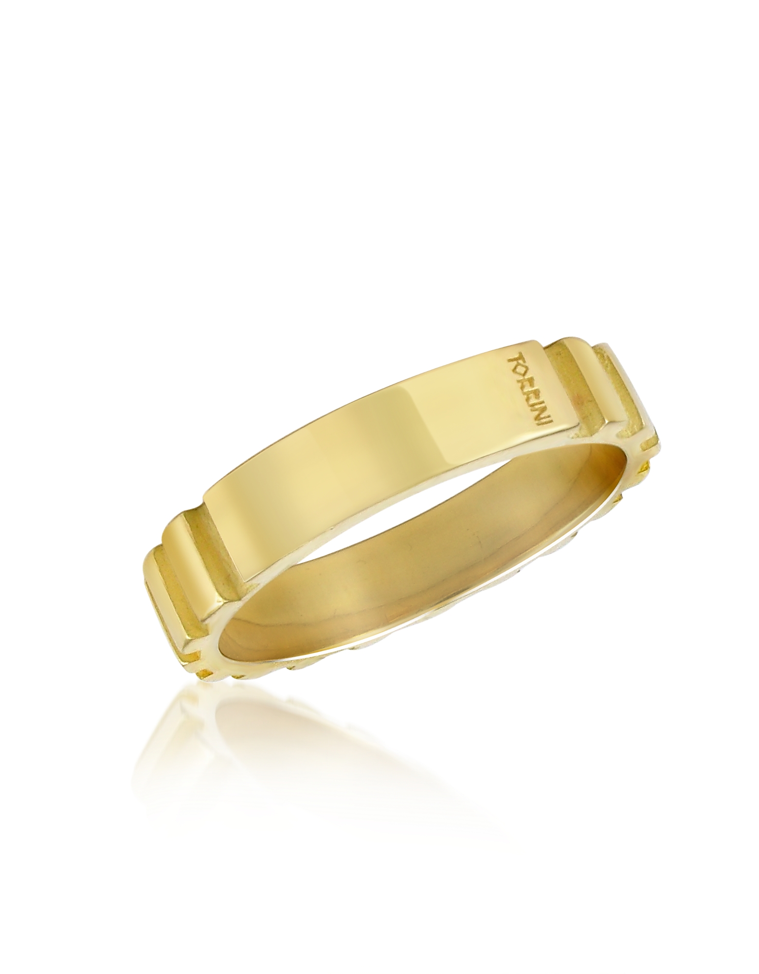 

Stripes - 18k Yellow Gold Band Ring