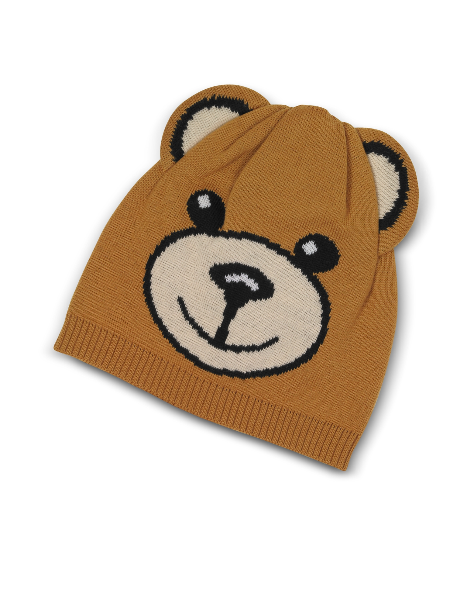 

Teddy Bear Brown Wool Beanie