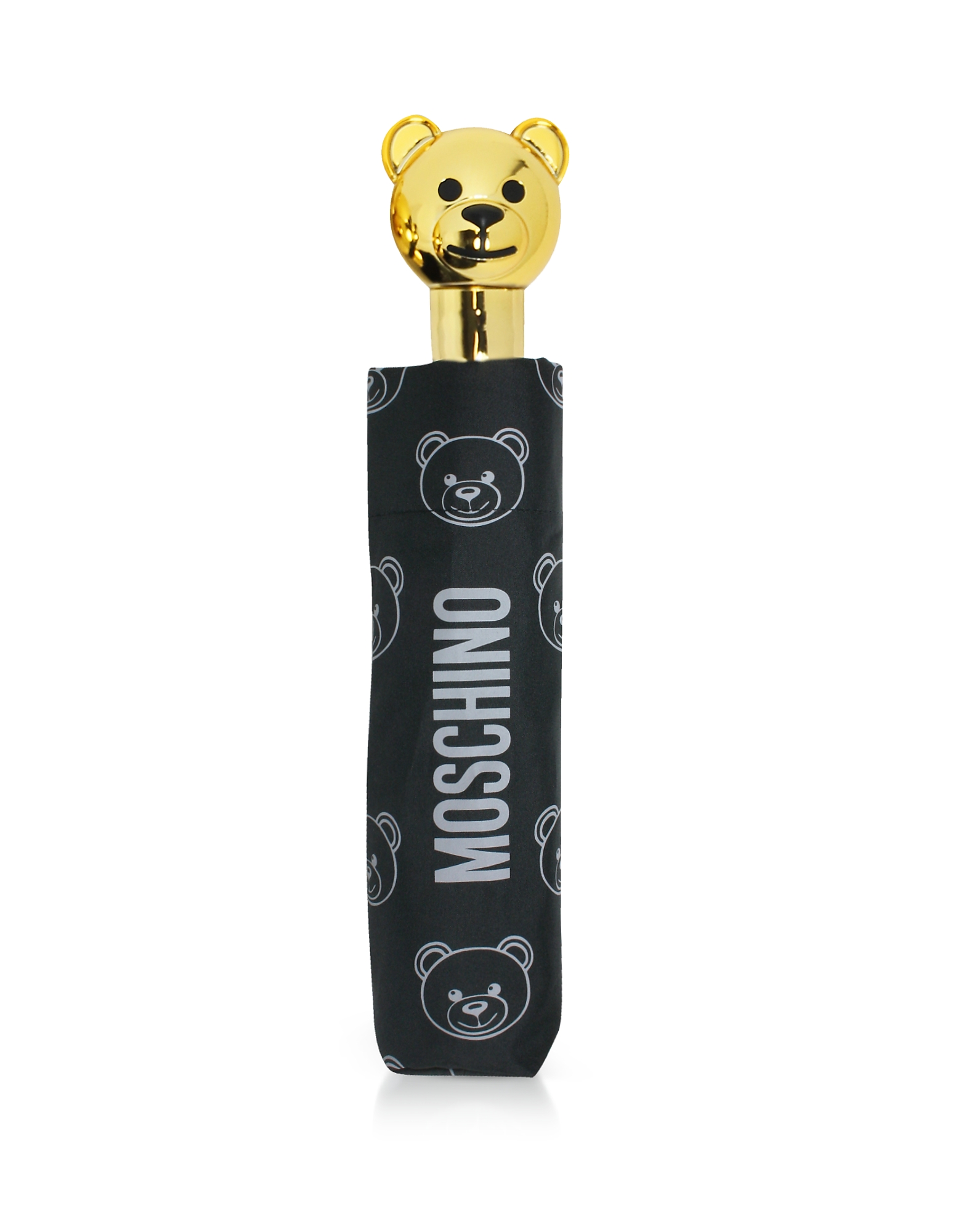 

Teddy Bear Mini - Зонт с Золотистой Ручкой Медвежонком, Черный