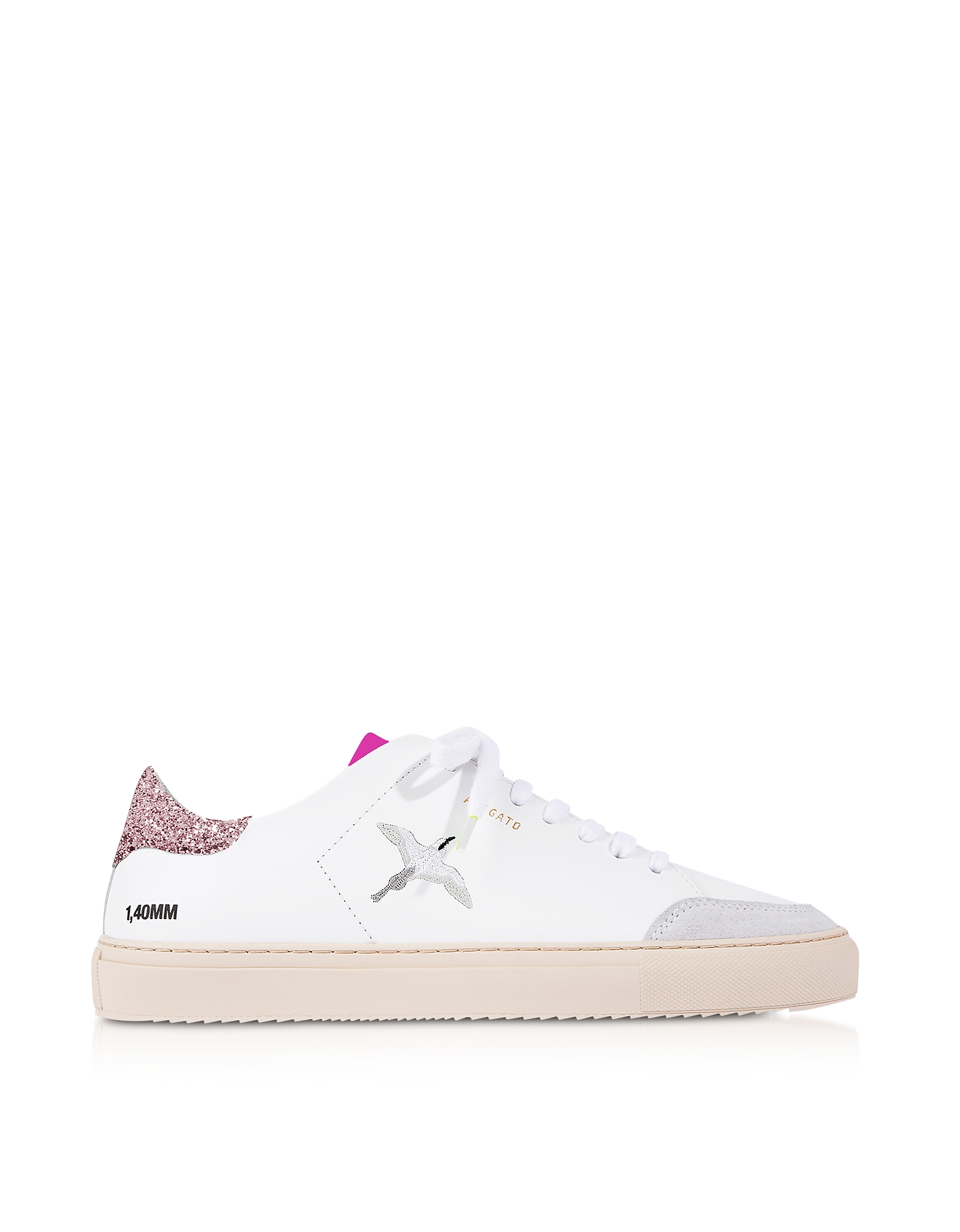 

Clean 90 Triple Bird White, Pink Glitter & Fuchsia Leather Women's Sneakers
