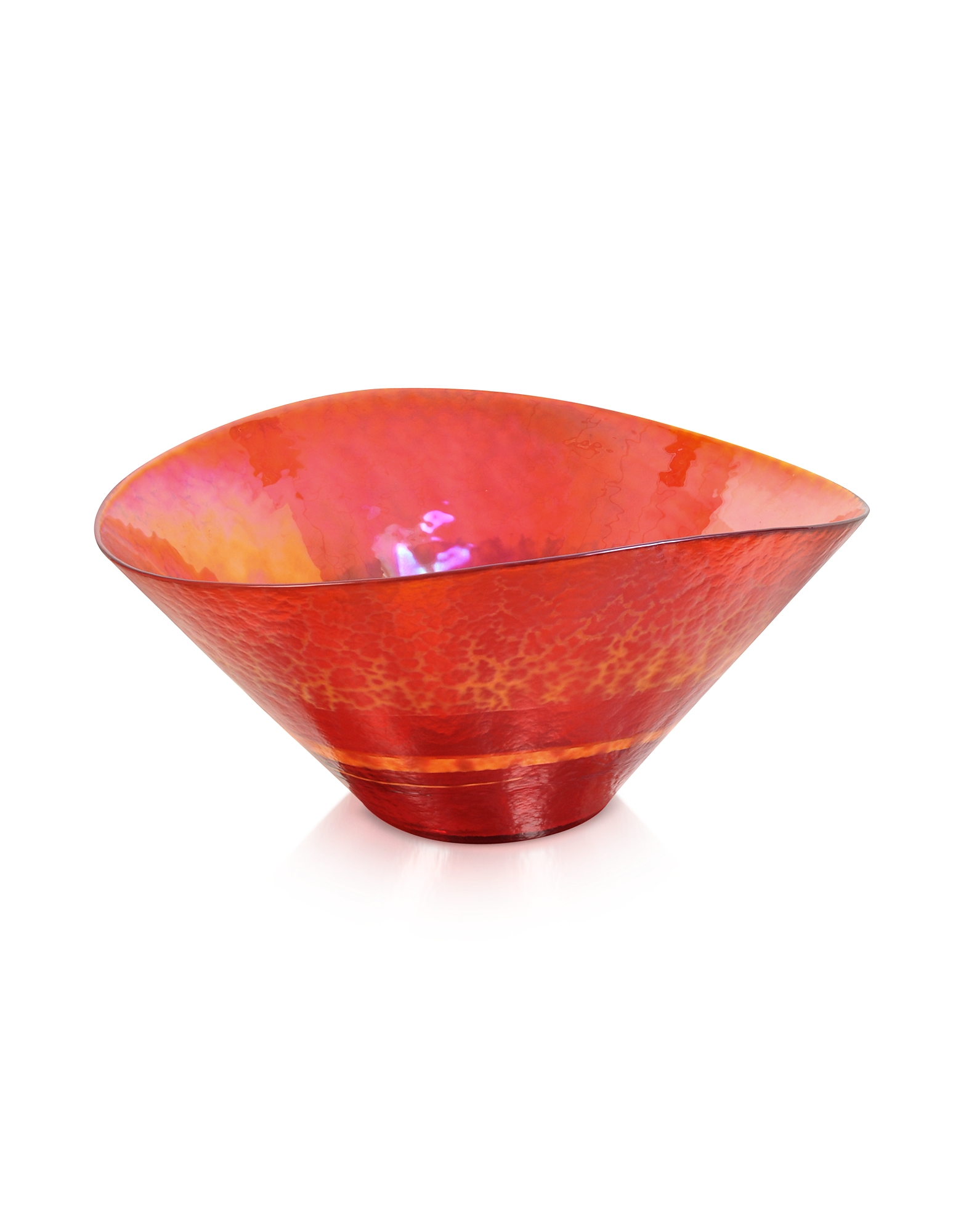 

Tango - Orange Swirl Murano Glass Bowl